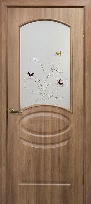 Двері Оміс колекція: Класика "СКІН" Полотно, Ліка ПО Дуб Золотий (ЗС+КМ) Київ - фото 1