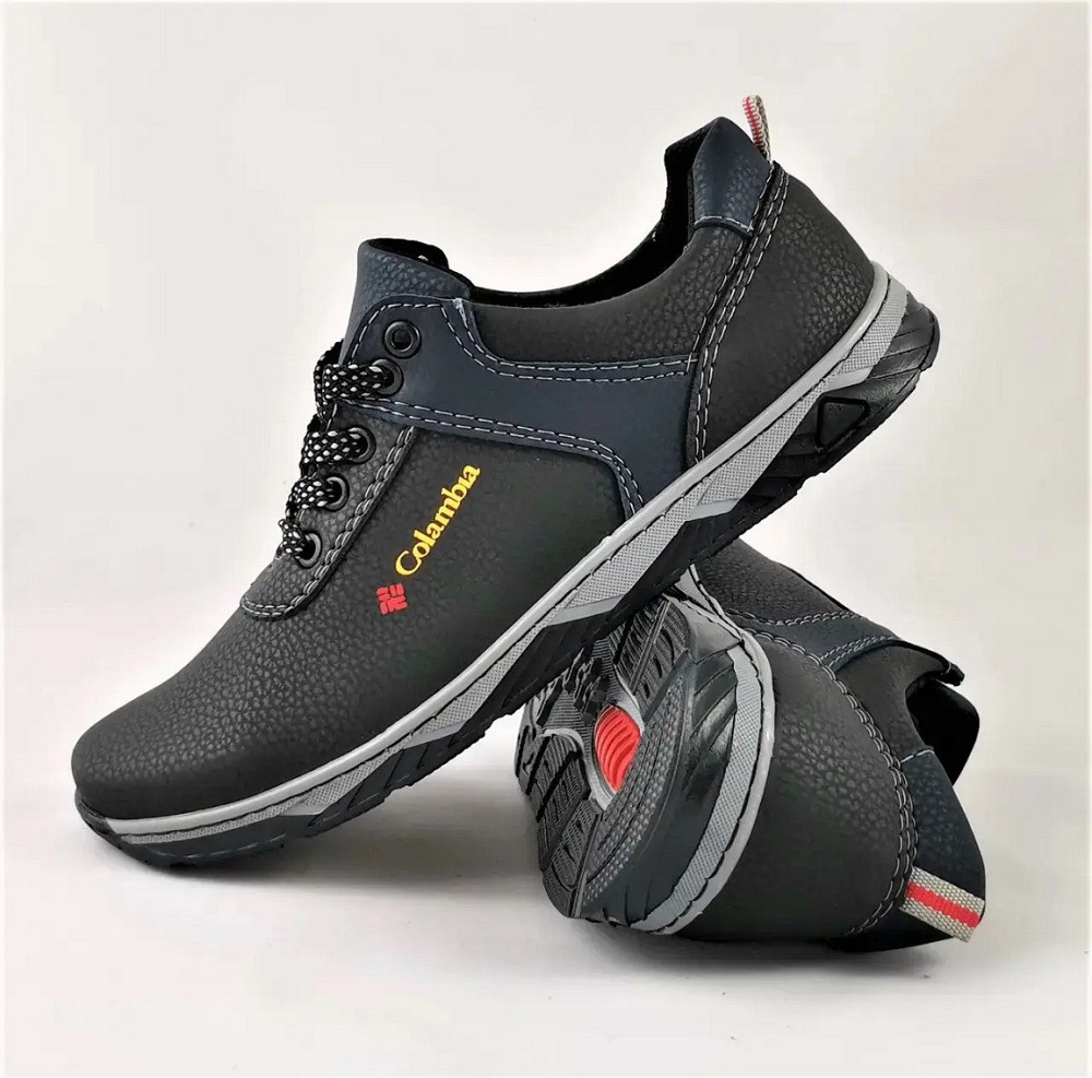 Кроссовки Мужские Чёрные Мокасины Кожаные Туфли (размеры: 40) Видео Обзор Днепр - изображение 7