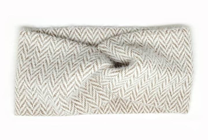 Жіноча пов'язка зимова ангора кролик Київ - фото 1