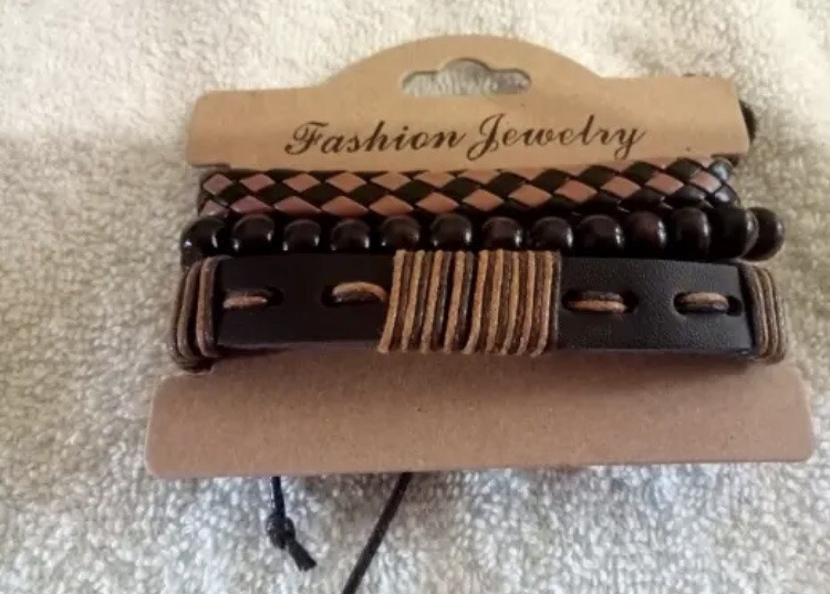 Подарочный набор для мужчин: наручные часы с 3 ориг. браслетами- диам 4см, длин 24см, шир рем 2см, без коробки Киев - изображение 6