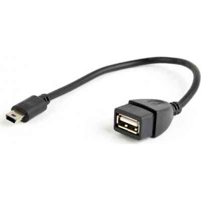 Дата кабель OTG USB 2.0 AF to Mini 5P 0.15m Cablexpert (A-OTG-AFBM-002) Винница