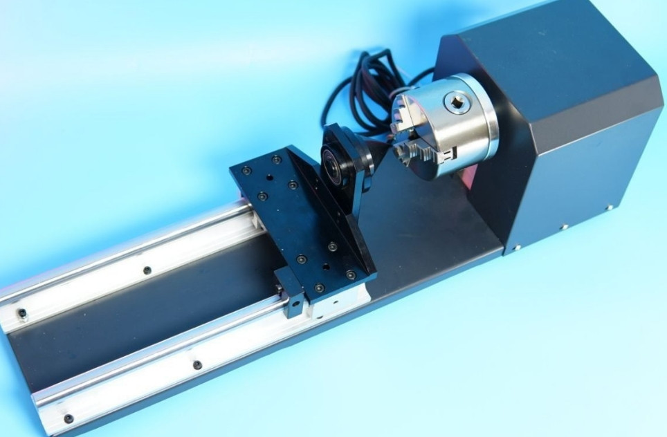 Трехкулачковый поворотный патрон для лазерной гравировки круглых предметов. Харьков - изображение 8