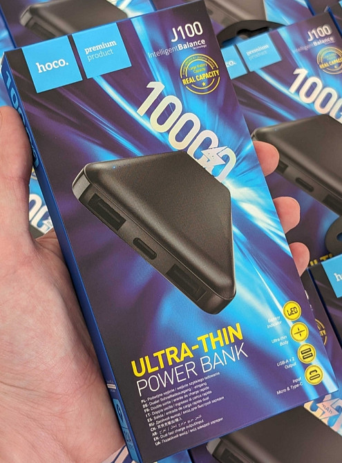 NEW ! Power Bank HOCO J100 , 10000mAh. 10.5W. Киев - изображение 7