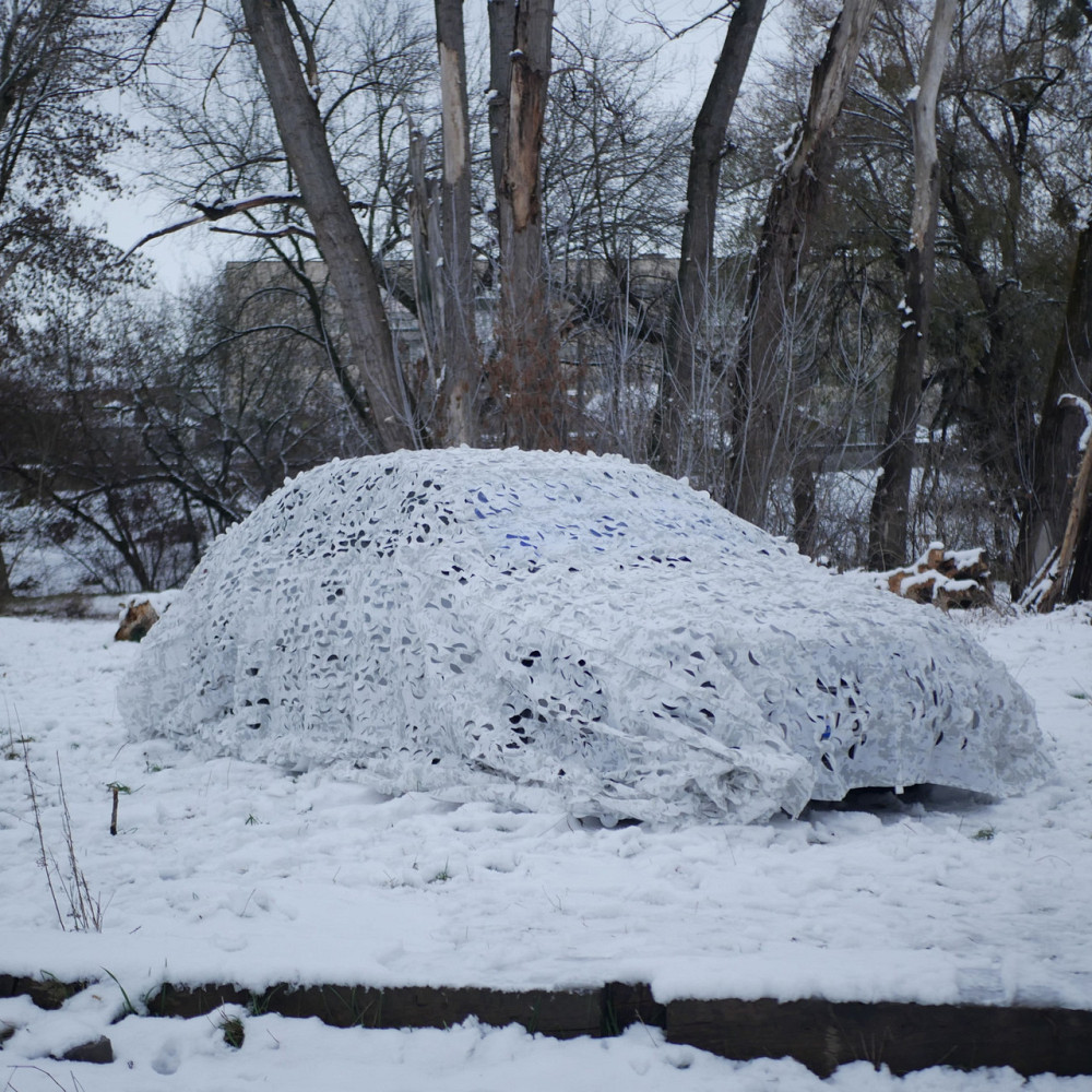 Зимова маскувальна сітка Militex Зимовий мультикам 10х15м (площа 150 кв.м.) Маскувальна сітка біла Київ - фото 3