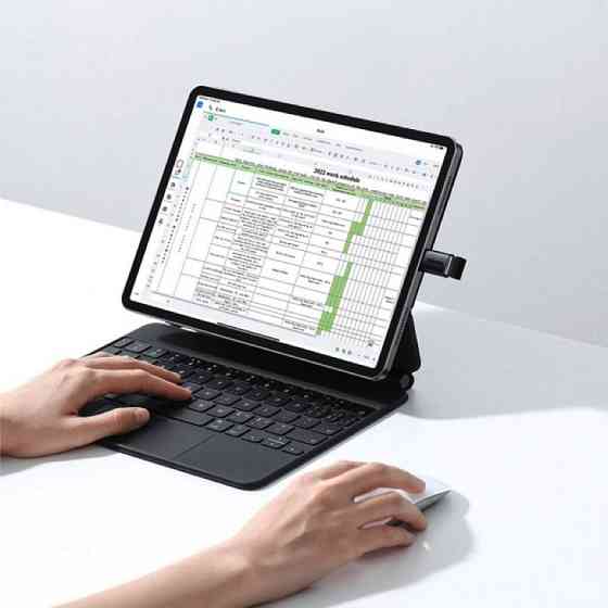 Адаптер переходник Baseus Ingenuity Series Mini OTG Adaptor Type-C - USB-A 3.1, цвет голубой ZJJQ000003 Одесса