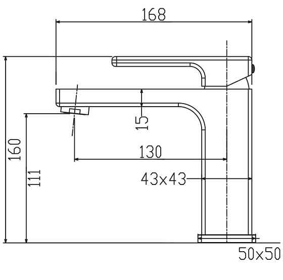 Змішувач для умивальника KOER KB-10009-12 (Колір матове золото) (KR5977)   ( 28605 ) Харьков