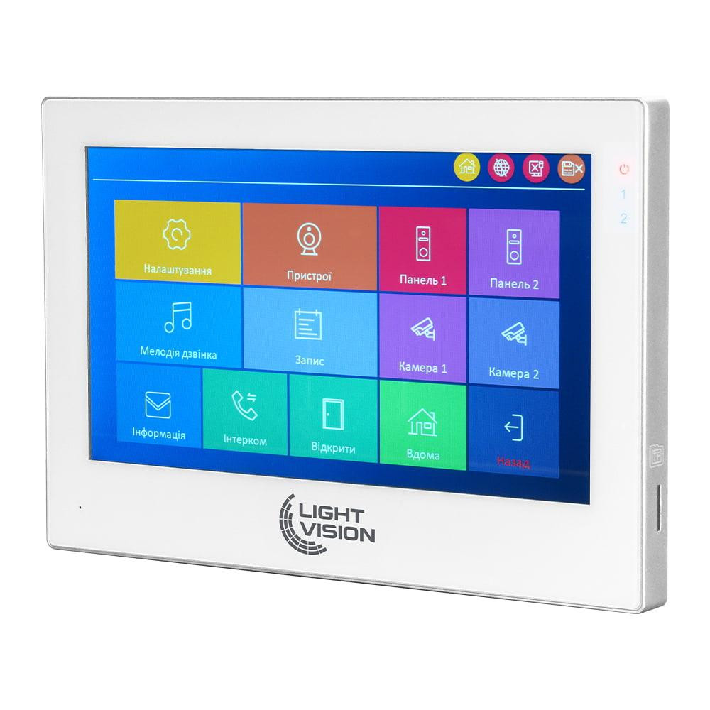 Відеодомофон 7" WiFi Tuya Light Vision SINGAPORE FHD White (82-00230) Київ - фото 12
