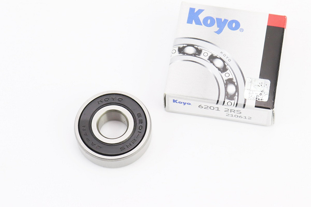 Підшипник 6201 2RS (12x32x10) переднього колеса GY6; вентилятора Киев - изображение 1