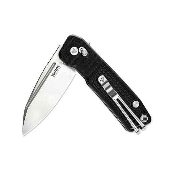 Ніж складаний кишеньковий SRM Scout (6.9 см) 14C28N / G10, чорний Рівне