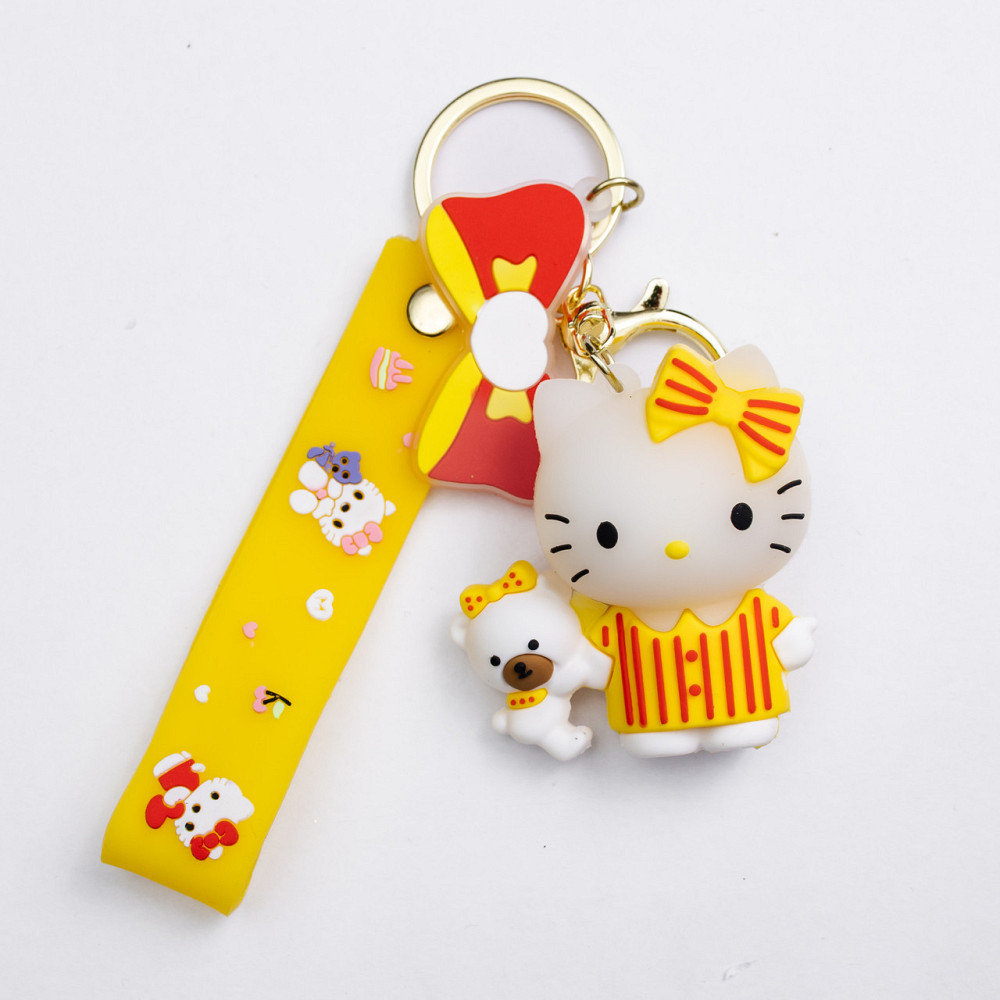 Дитячий брелок Hello Kitty 4×6 (см) для ключів, на сумку і рюкзак (рандом) HP-55-27 Коломия - фото 6