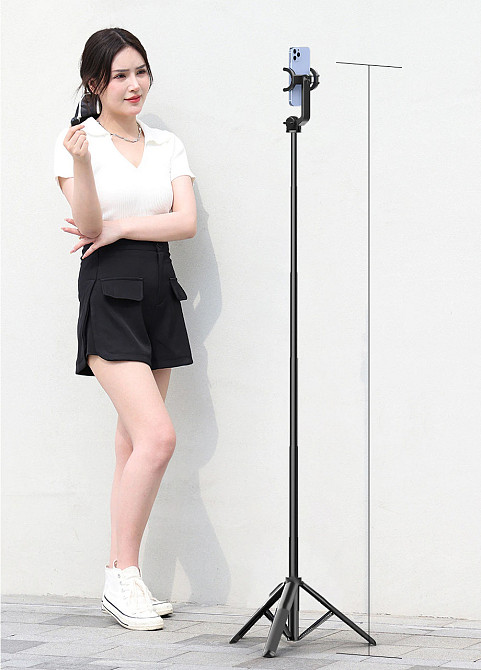 Штатив монопод для телефону камери високий 160 см пульт Ulanzi SK-03 Киев - изображение 3