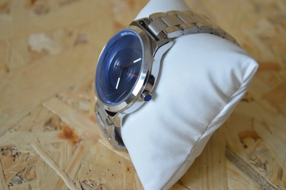 Классические мужские часы Skmei 9210 Серебристый с синим Винница - изображение 9