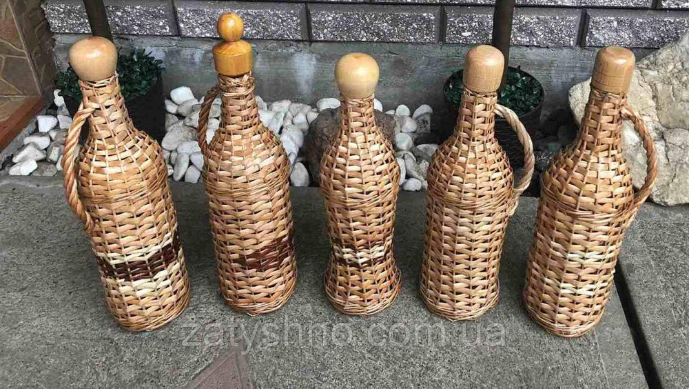 Плетеная бутылка 0,5 литра Киев - изображение 4