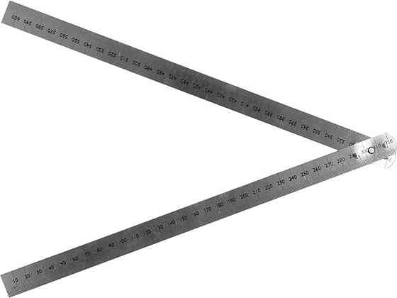 Лінійка складана з нержавіючої сталі VOREL, l= 600 мм, 2 секції по 300 мм (DW) Одеса
