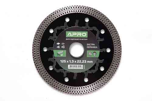 Диск відрізний для бетону 125х1,3х22,2 мм (22-24%) Кераміка Екстра APRO Рівне