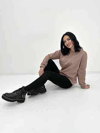 Базовий однотонний світшот "Stand" оптом | Норма і батал Капучіно, 50-52 Київ