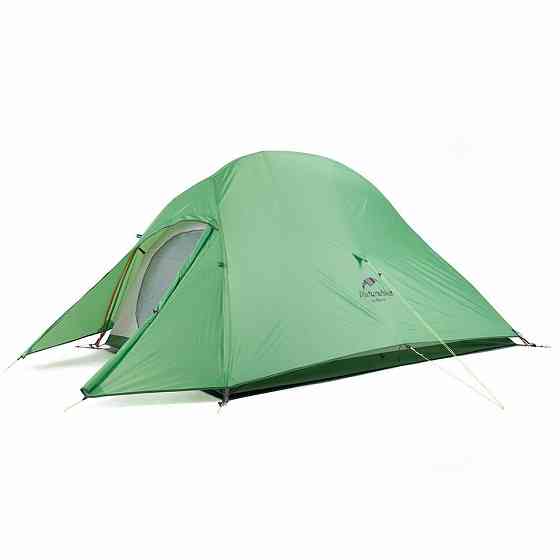Надлегкий тримісний намет з футпринтом Naturehike Cloud Up 3 Updated NH18T030-T 210T (Зелений) Вінниця