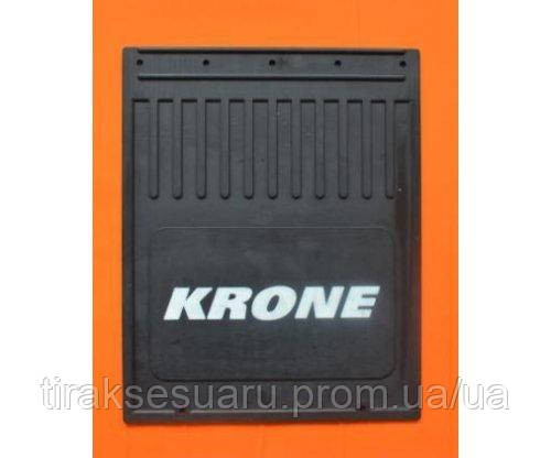 Брызговик с надписью Krone 400х500 рельефная надпись Брызговик резиновый 400х500 Krone  рельефная надпись Луцк - изображение 1