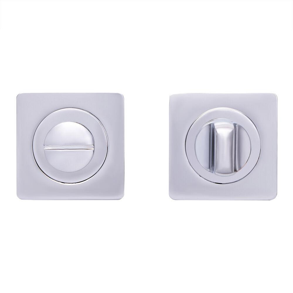 Сантехнічний фіксатор Gavrohe A1-WC CP  (накладка на двері санвузла з поворотником) хром Київ - фото 1