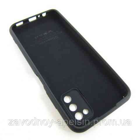 Samsung A03s A037 Чехол силиконовый Защита камеры (черный) Одесса
