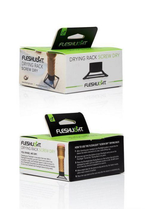 Підставка-сушарка для мастурбаторів Fleshlight Drying Rack — Screw Dry Новинка Sex Aura Київ - фото 3