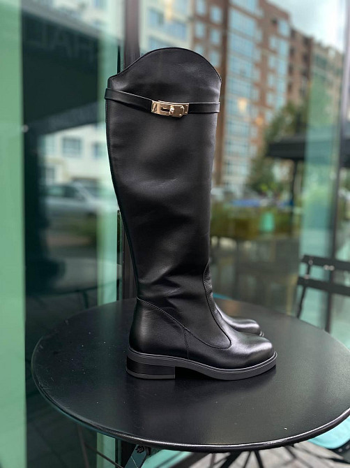 Mermaid Чоботи жіночі Mermaid 2227 чорні (осінь-весна, шкіра натуральна) (6050) 41 Коломия - фото 9