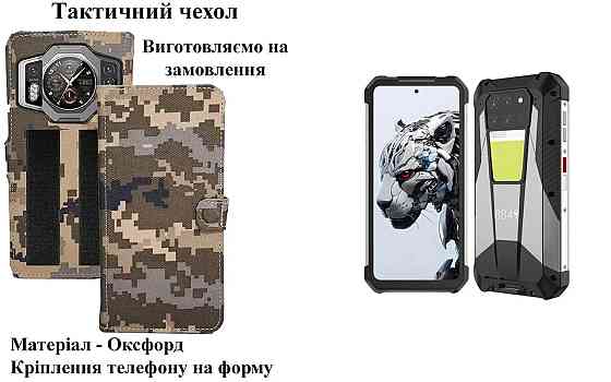 Тактический чехол для Samsung Galaxy M62 SM-M625F, крепится к снаряжению на липучке Киев