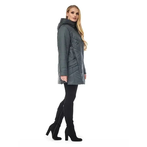 Жіноча подовжена демісезонна куртка.  Весна — осінь 52-66р Київ - фото 2