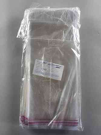 Пакет з еврослотом і липкою стрічкою 16см 30см 25мк (1000 шт) Харків