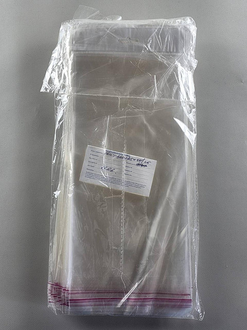 Пакет з еврослотом і липкою стрічкою 16см 30см 25мк (1000 шт) Харків - фото 3