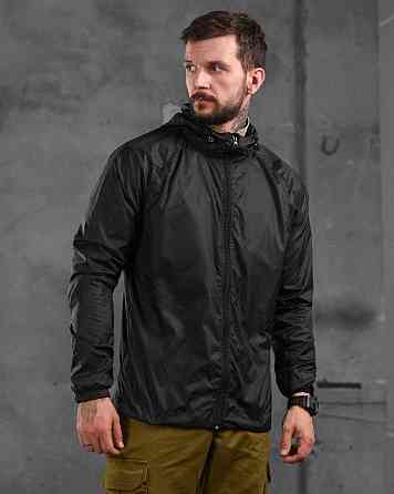 Куртка дождевик карман черная XXXL Киев