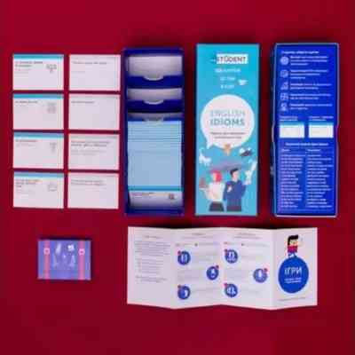 Обучающий набор English Student Карточки для изучения английского языка Idioms, украинский (591225923) Винница