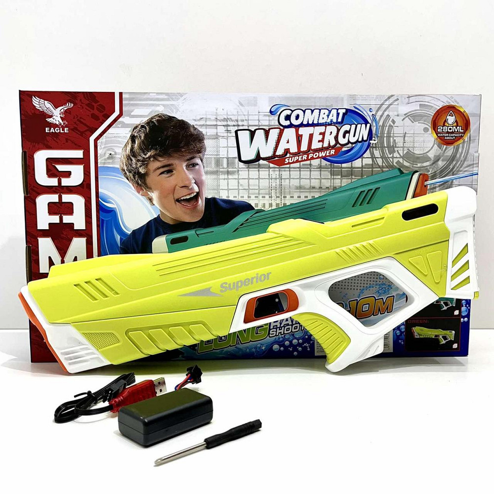 Автомат водяний на акумуляторі 39см Салатовий (2302) Чернигов - изображение 1