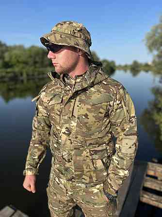 Мужская тактическая куртка форменная одежда Tactical Series, водонепроницаемая весенняя  мультикам   WAR Львов