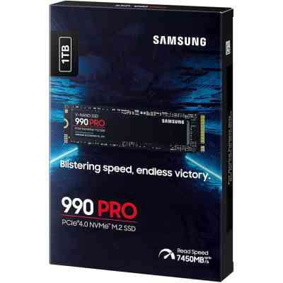 Накопичувач SSD M.2 2280 1TB 990 PRO Samsung (MZ-V9P1T0BW) Вінниця