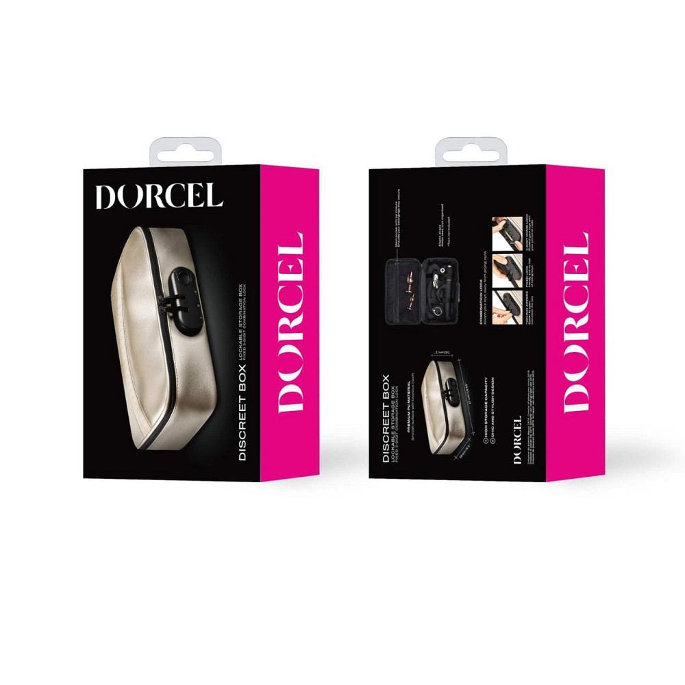 Кейс для игрушек Dorcel DISCREET BOX LUXURY GOLD, кодовый замок, 27×16×7,62 см Sex Aura Киев - изображение 8