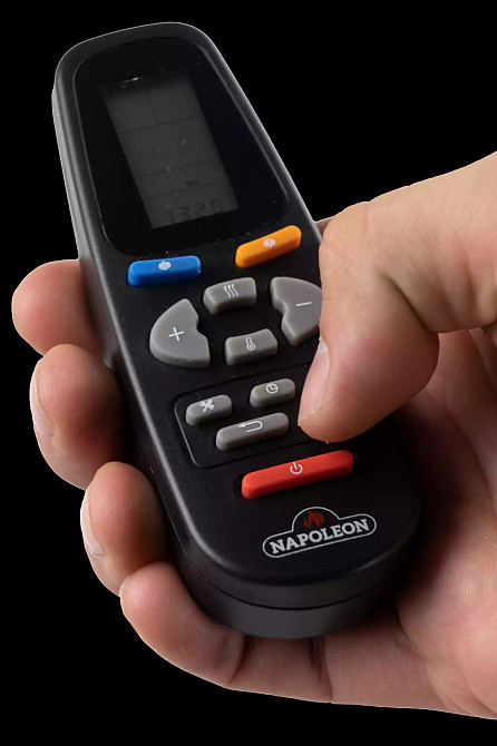 Камін електричний горизонтальний Allure Phantom 42 з металевою сіткою, чорний мат (NEFL42FH-MT-EU) Код: 010734 Ровно - изображение 4