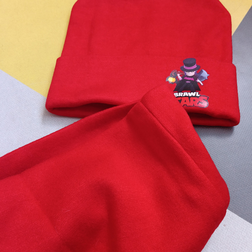 Шапка и хомут теплые бравл старс 50-54 ангорка Киев - изображение 4