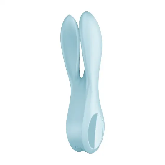 Клиторальный вибратор Satisfyer Threesome 1 Light Blue с тремя гибкими пальчиками Львов