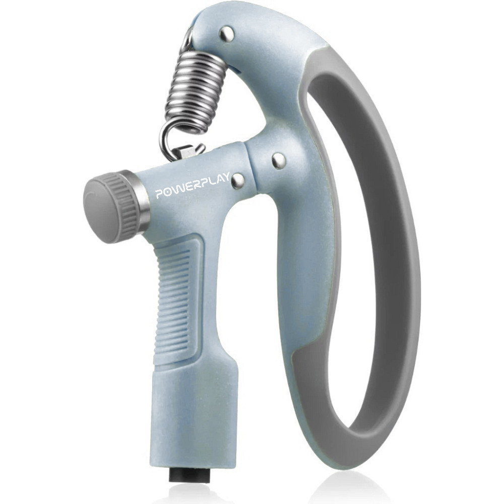 Еспандер кистьовий з лічильником PowerPlay PP-4403 з регульованим навантаженням 10-100 кг. Синій Київ - фото 1