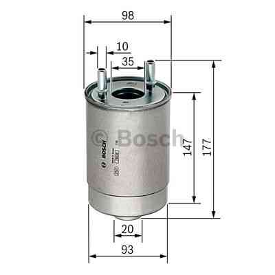 Фильтр топливный Bosch F 026 402 067 Винница