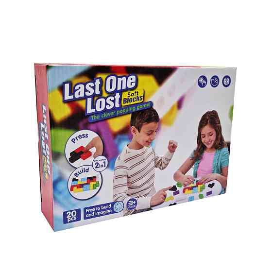 Конструктор детский с силиконовыми пузырями 326PI 20 деталей Красный Винница