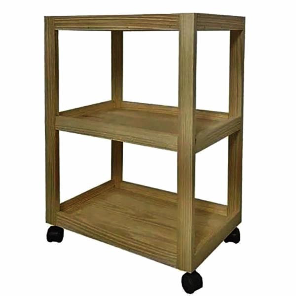 Етажерка для ванної на коліщатах "Балмер" сієна Миколаїв - фото 1