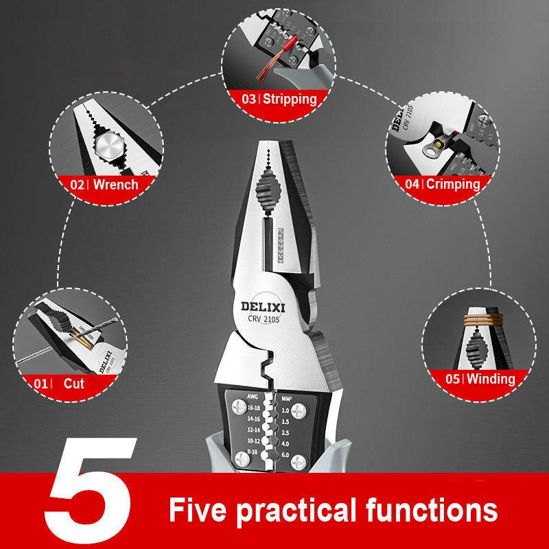 Комбинированные плоскогубцы для зачистки провода 225мм Киев - изображение 3
