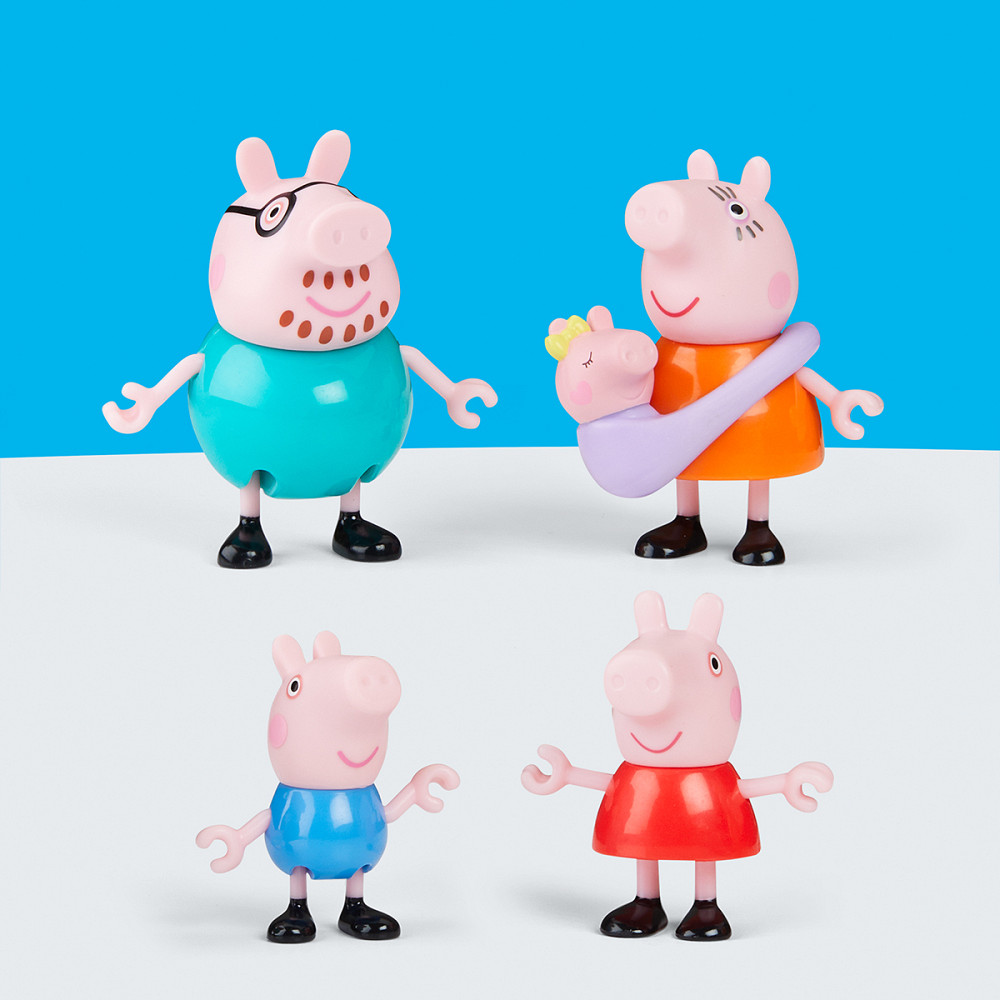 Набір фігурок Peppa Figurines – Велика родина Пеппи Дніпро - фото 3