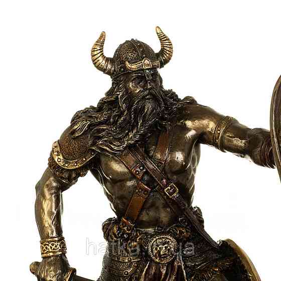 Статуэтка Veronese Викинг на корабле 23.5х19.5х13.5 см  полистоун с бронзовым покрытием  77655A4 Киев