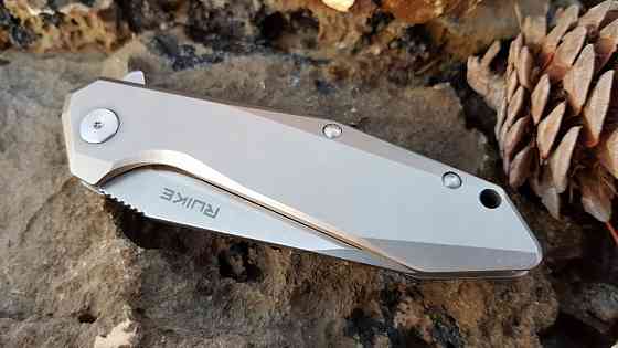 Ніж складаний туристичний Ruike P135-SF, (9.2 см) 14C28N / steel 420 сірий Київ