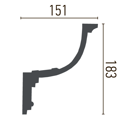 Карниз полиуретановый гладкий Gaudi Decor P 2024 Днепр