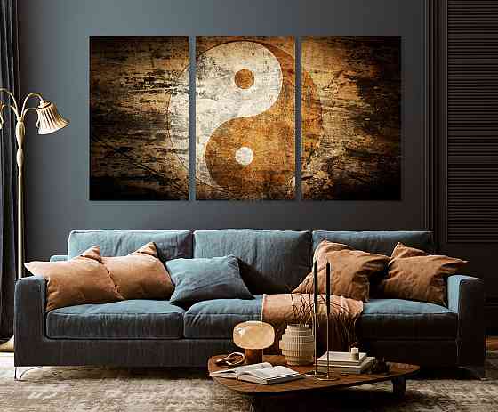 Модульная картина в гостиную / спальню  Інь-Янь   ART-104_3A 100х150 см Киев