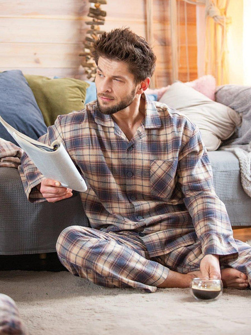 Пижама мужская / Домашний комплект Key MNS 402 B24 M Киев - изображение 6